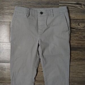 Asos Chino Khaki Pants Mens 30x32 Gray Button Fly Pants
